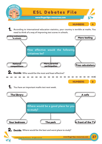 Numbers & Statistics - Debate Activity