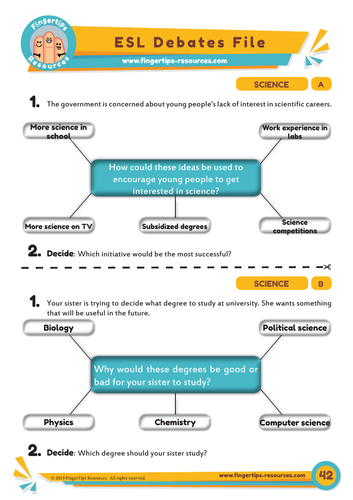 Science - Debate Activity