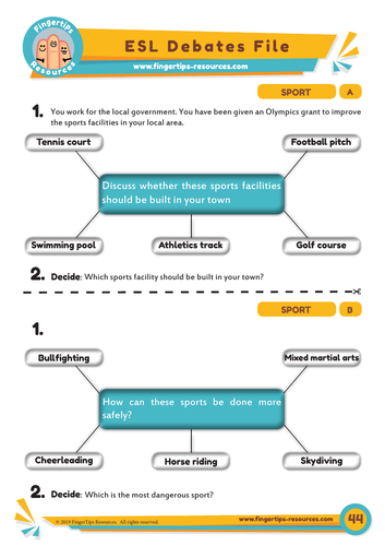 Sport - Debate Activity