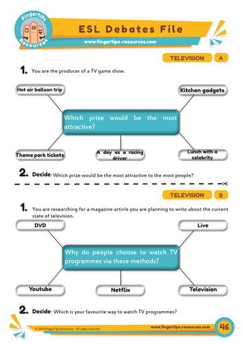 Television - Debate Activity