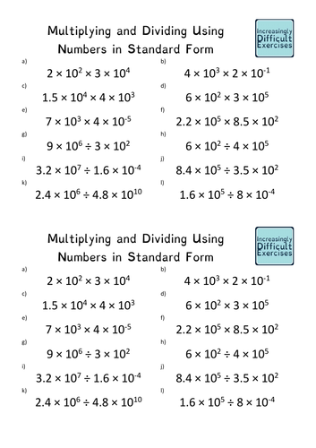 increasingly-difficult-questions-multiplying-and-dividing-using-numbers-in-standard-form
