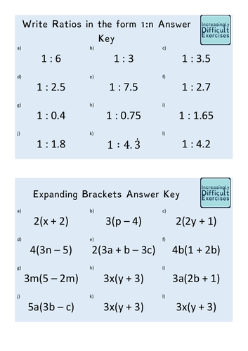 increasingly-difficult-questions-write-ratios-in-the-form-1-n-and-n-1