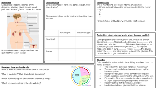 Edexcel Biology (9-1) Paper 2 revision mats | Teaching Resources