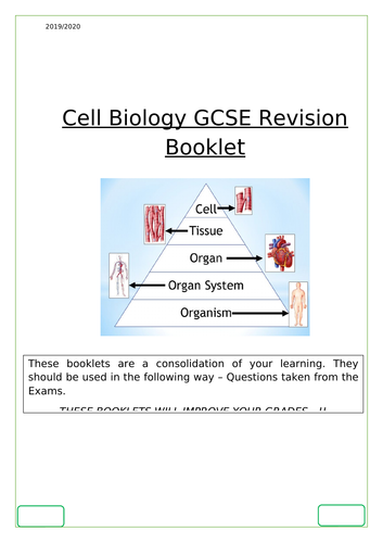 AQA GCSE Biology Booklet | Teaching Resources