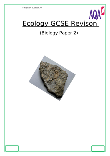 AQA GCSE Biology Booklet | Teaching Resources