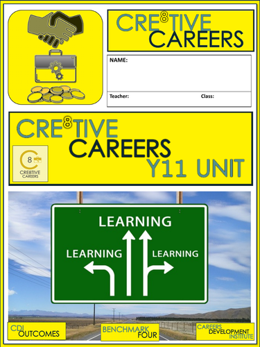Cre8tive Careers Year 11 Student Work booklet | Teaching Resources