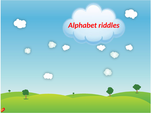 Alphabet riddles.