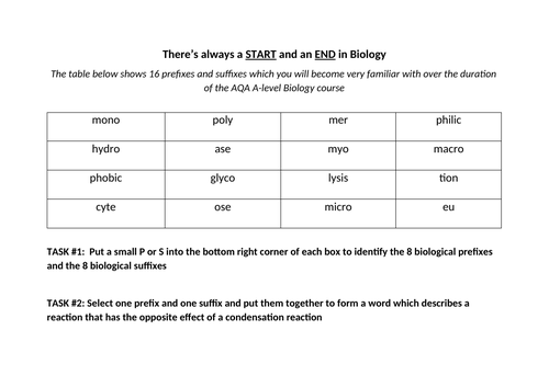 Monomers and polymers (AQA A-level Biology) | Teaching Resources