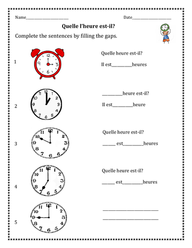 telling-time-in-french-distance-learning-worksheets-teaching-resources