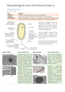 A Level Biology - Edexcel Topic 3 Notes | Teaching Resources