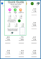 addition with 2 digit numbers dynamic pdf worksheet