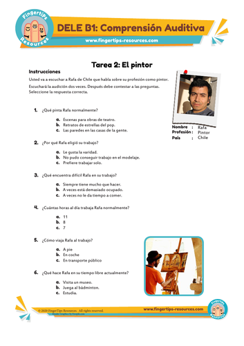 Tarea 2 - DELE B1 Comprensión Auditiva 3