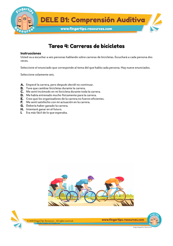 Tarea 4 - DELE B1 Comprensión Auditiva 2