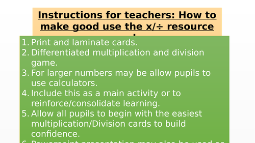 Multiplication and Division Board Games | Teaching Resources