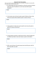 Year 5 mixed operation word problems | Teaching Resources