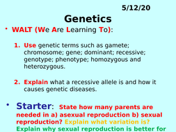 Genetics PPT - GCSE Biology | Teaching Resources