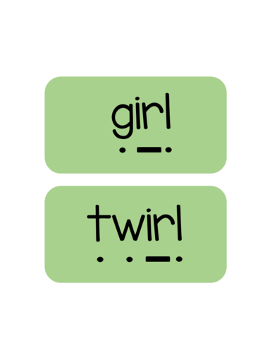 Printable Rwi Cards rwi Phonics Set 2 Flashcard Bundle: Green Word ...