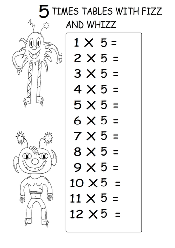 5 times tables ks1 | Teaching Resources