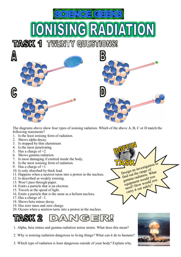 GCSE PHYSICS RADIOACTIVITY- alpha, beta, Gamma