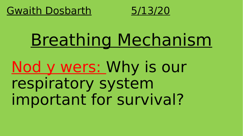 Breathing Mechanism