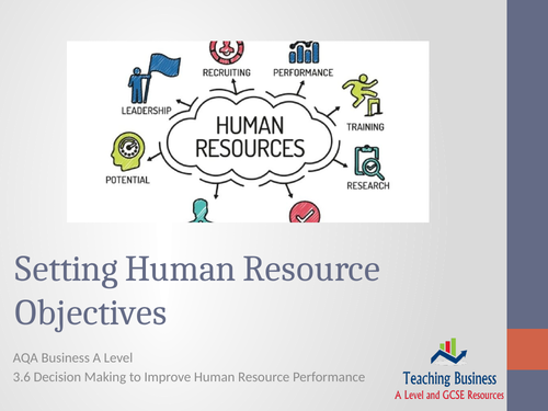 AQA Business - Setting Human Resource Objectives