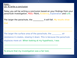 How to write an information report image