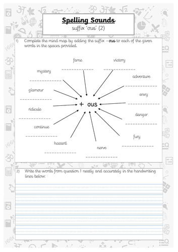 Spelling Revision - suffix ous (2)