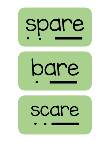Read Write inc (RWI) set 3 flashcards and green word cards with sound ...