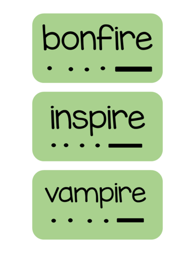 Read Write inc (RWI) set 3 flashcards and green word cards with sound ...