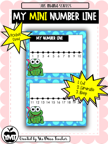 My MINI Number Line | Teaching Resources