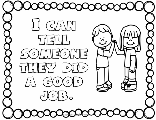 Kindness Coloring Pages | Teaching Resources