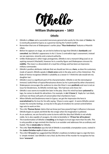 Othello exam questions and answers pdf picture