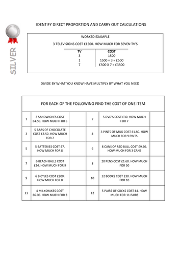 Ratio and Proportion Differentiated Worksheets | Teaching Resources