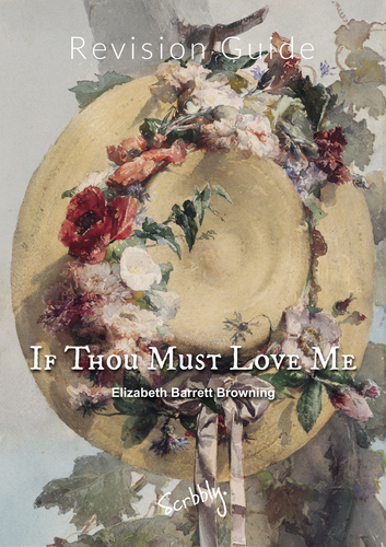 if thou must love me by elizabeth barrett browning analysis