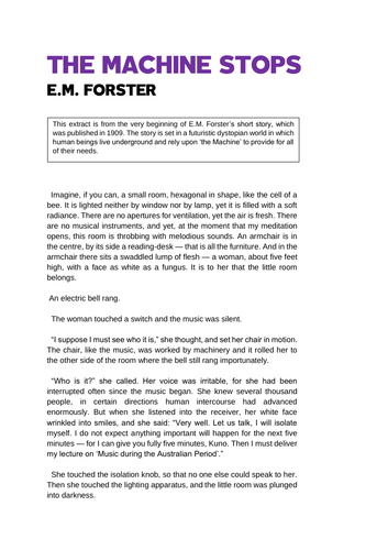 Em forster the machine store stops pdf