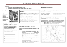 FIRST WORLD WAR UNIT | Teaching Resources