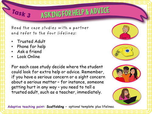 Asking for Help PSHE | Teaching Resources