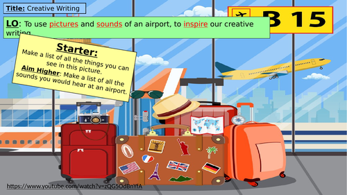 airport creative writing examples