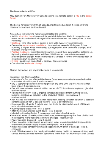 California wildfires case study geography image