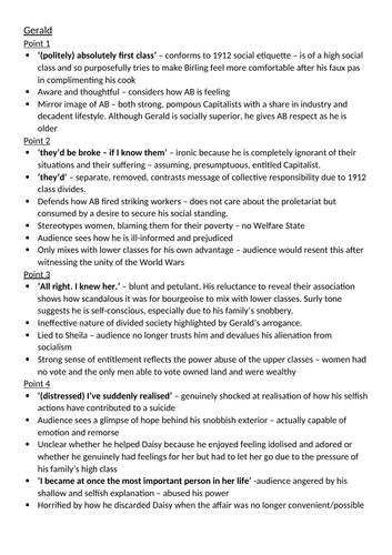 An inspector calls responsibility essay plan image