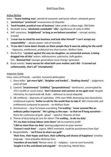 An inspector calls power essay picture