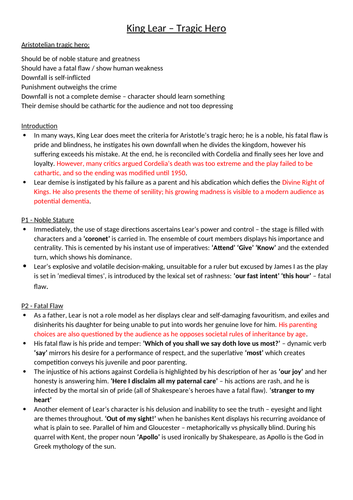 king lear essay pdf