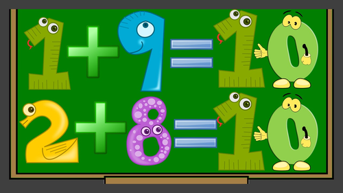 10 little numbers song for children, Numbers song