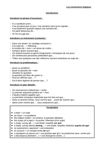 sample french essays pdf