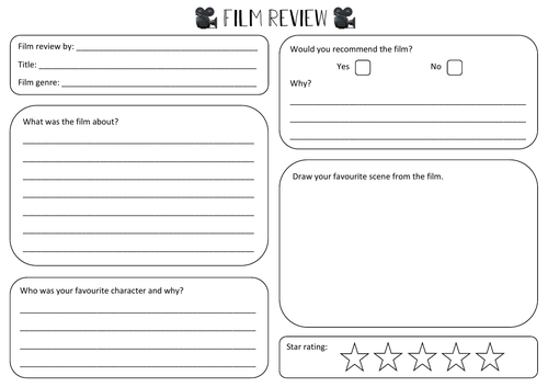 film-review-template-teaching-resources