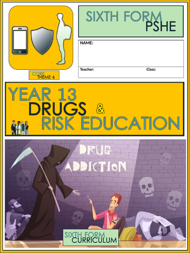 KS5 PSHE Workbook - Y13 Drugs Education | Teaching Resources