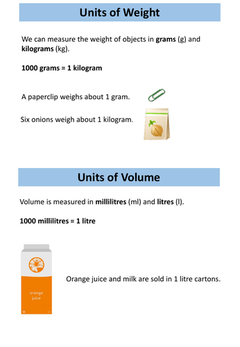 Measure AQA Entry Level 2 Maths Workbook Teaching Resources