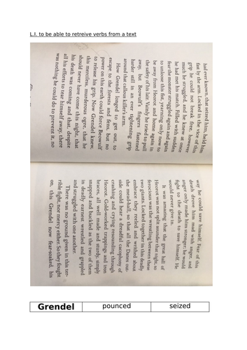 Beowulf by Micheal Morpurgo - Year 3 and 4 - Whole Class Reading ...