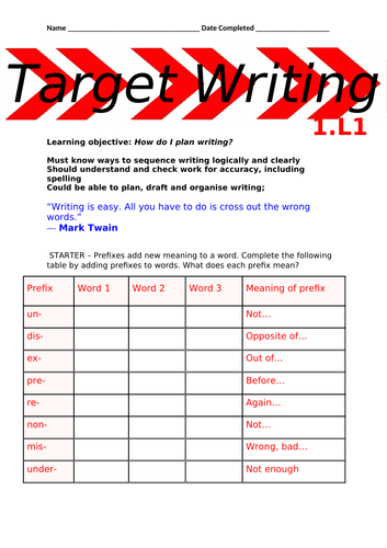 Target Writing - Transactional Writing for Functional Skills | Teaching ...