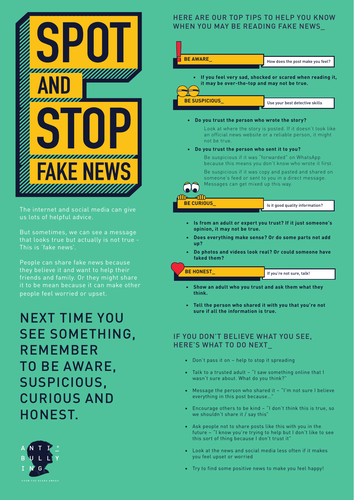 How to Spot Fake News | Teaching Resources